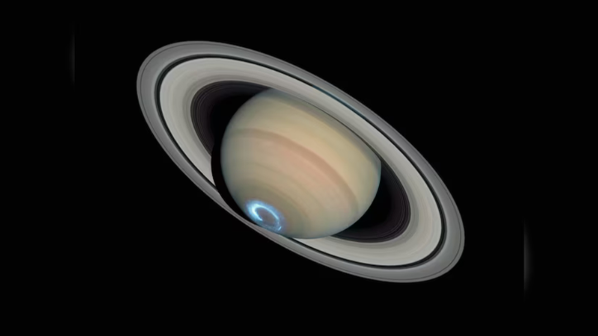 Saturn rings disappear